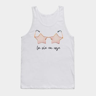 Star Shaped Sunglasses Tank Top